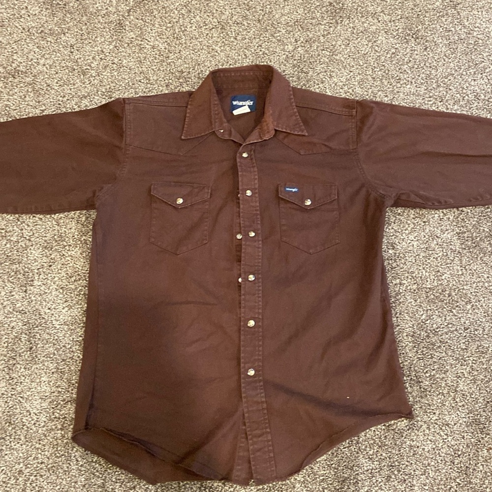 Wrangler denim pearlsnap